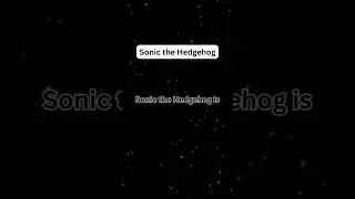 Sonic the Hedgehog: Sega's Mascot!