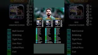 Isco 3 types training and different performance 🔥💯//#pes #efootball