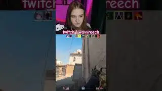 Сама не поняла, что сделала twitch | wavyreech #csgo #twitch #твичстрим #cs #cs2 #stream #gaming