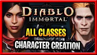 Diablo Immortal All Classes Customization Closed Beta Character Creation Diablo Mobile 2021