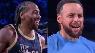 Kawhi SCORES 15 STRAIGHT PTS 🔥 World vs USA Stripes | 2026 NBA All-Star Game