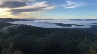 Espectacular ma&ntilde;ana en la sierra Leire y pantano de Yesa
