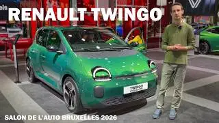 Renault Twingo 2026 : Le retour de la grenouille en 100% &eacute;lectrique - salon de l'auto de Bruxelles