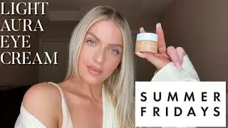 NEW! SUMMER FRIDAYS LIGHT AURA  VITAMIN C + PEPTIDE EYE CREAM REVIEW**