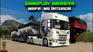 ⭕ETS2-1.57 - GAMEPLAY IMERSIVA  | SCANIA R 650 ROTAS REALISTA  - MAPA MG INTERIOR
