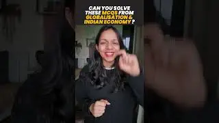 Can you solve these MCQs from globalisation and the Indian economy🤔🤔#class10sst #surabhimam #mcqs