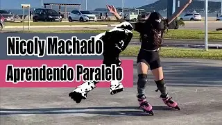 Patinando com a Nicoly - Aprendendo Paralelo