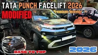 TATA PUNCH FACELIFT MODIFIED BASE TO TOP✅TATA PUNCH FACELIFT MODIFICATION✅ LUXURY INTERIOR✅#tata #yt