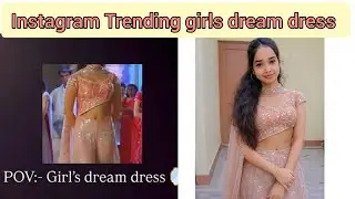Instagram Trending girls dream dress 👗 | instagram Trending aishwarya rai lehnga images |#chatgpt 