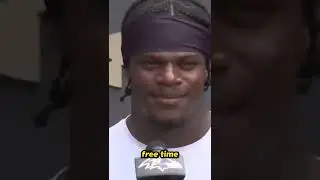 Lamar Jackson talks CONTRACT 👀 #shorts