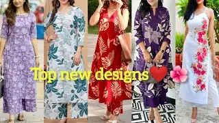 New summer casual dress design ideas for girls#dress #fashiondesign #clothing #indian #trends
