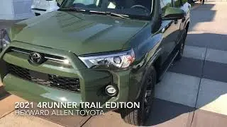 2021 Toyota 4Runner Trail Edition In Army Green