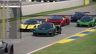 OFFLINE, Six-Lap Race, McLare Senna, Hypercar Class, Road Atlanta, Automobilista 2