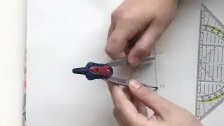 Tracer une droite parallèle avec un compas