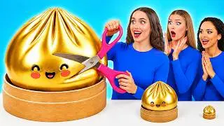 Big, Medium and Small Plate Challenge | Awesome Food Challenges by Multi DO
