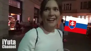 Night Life in Bratislava Slovakia Romantic European Night Life 昼ナンパして夜デートに誘って見た-スロバキア編  【vlog】