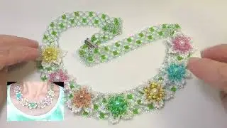 ЦВЕТЫ в ПОЛЕ. Украшения из НАТУРАЛЬНЫХ камней. Jewelry made of natural stones. Равиля Рукодельница
