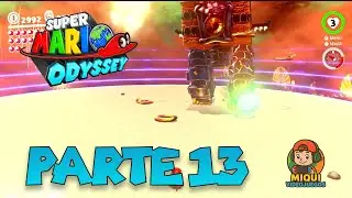 SUPER MARIO ODYSSEY | Parte #013 — ¡Mi padre juega por primera vez y es un caos! | MIQUI VIDEOJUEGOS