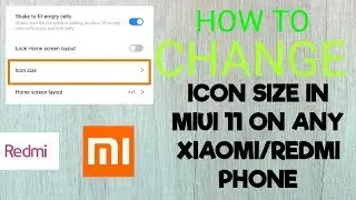 How to Change Icon Size with New Miui Launcher| MIUI 11 | DOWNLOAD NOW|Link in description