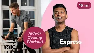 QUICK 15 MINUTE INDOOR CYCLING CLASS | INDOOR WORKOUT FOR BEGINNERS
