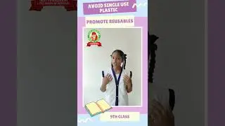 AVOID SINGLE USE PLASTIC AND PROMOTE RE-USABLES