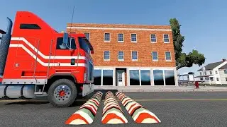 🔴Trucks Vs Speed Bumps - BeamNG.Drive