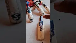 SF bat sticker 🤩#cricketbatsticker