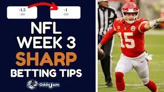 NFL Week 3 Sharp Betting 101 with Real-Time Examples: Find BIG Line Discrepancies and Profit!