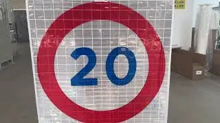 Reflective Roll Up Folding Warning Sign | Spanish Signal Sign | DingFei Reflective