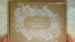 December 2017 Planner Society Kit Unboxing
