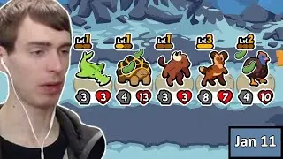 Jumping to victory somehow - Super Auto Pets