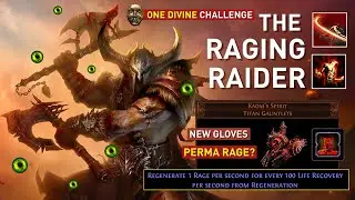 【One Div Exile | Ep.5】Trying out new gloves, Kaom's Spirit (Perma Rage) w/【Impale Cleave Raider】3.19