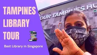Explore Tampines Library at Our Tampines Hub With Me || Tampines Library Tour || Mobile Bookdrop