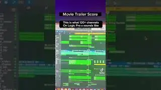 Movie Trailer Score Logic Pro x #fyp #trailer #score #producer  #composer