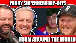 Funny Superhero Rip-Offs (from Around the World!) | OFFICE BLOKES REACT!!