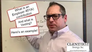 What is a 401k company contribution and vesting schedule?