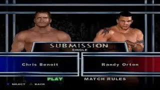 WWE SmackDown! Here Comes the Pain - ChrisBenoit VS Randy Orton (SUBMISSION)