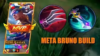 NEW META BRUNO BUILD | BRUNO BEST BUILD AND EMBLEM - MLBB