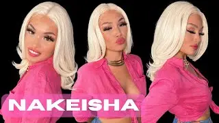 Platinum Blonde Synthetic Wig - BOBBI BOSS NAKEISHA - Beautiful 613 Summer Unit