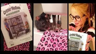 Sewing for your pet rats | Critter Nation double unit rat cage | How to make a ramp cover | Fashion