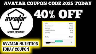 avatar coupon code 2025 today || avvatar nutrition coupon code 2025 || avvatar coupon code