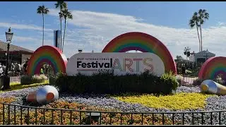 2026 Epcot Festival of the Arts Day 1 - Merch, Food Booths, & Art