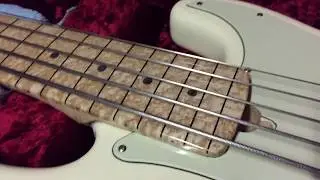 The BirdsEye Maple Neck arrives