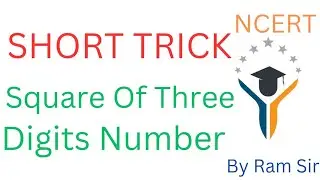 Square Of Three Digits Number | @Jindal Maths Classes | @Short Trick | @Ram sir