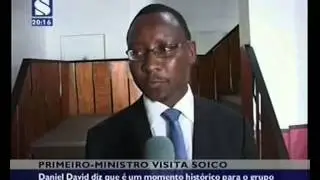 Primeiro-Ministro visita Grupo SOICO