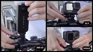 Sunnylife Remote Controller Holder on Bicycle Following Shot Camera Bracket for Mini 3 Pro DJI RC