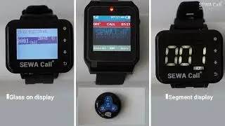 Watch pagers for various wireless SEWACall&trade; systems.