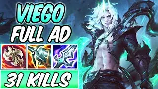 S+ VIEGO MID FULL AD ON HIT GAMEPLAY   NEW AMAZING CHAMPION   Build & Runes   League of Legends