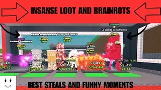 INSANSE LOOT BEST STEALS IN STEAL A BRAINROT AND FUNNY MOMENTS.