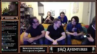 Soir&eacute;e FAQ avec l'&eacute;quipe d'Aventures !